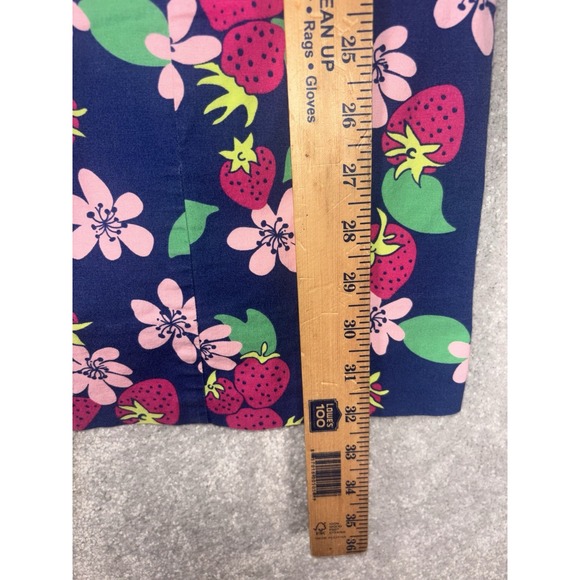 lilly pulitzer‎ navy strawberry print dress size 2 Sheath Lined Sleeveless - Picture 7 of 11